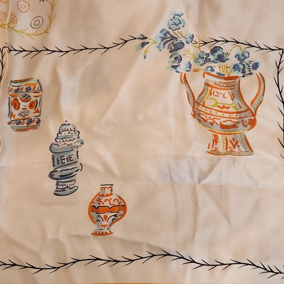 Vintage Silk 'Teapot' Scarf - Picture 4 of 9